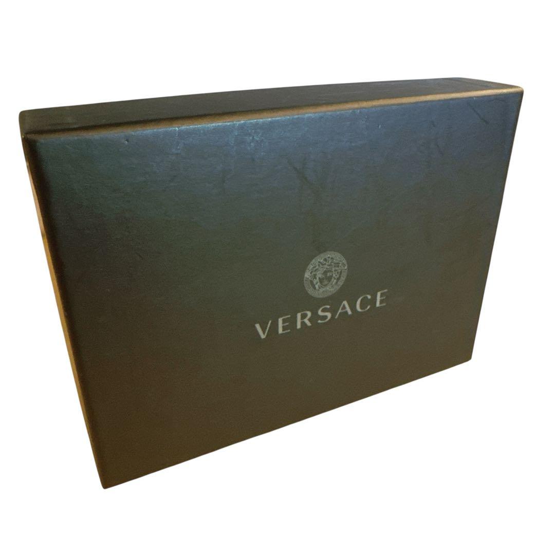 【極美品】VERSACE メデューサ ケース ブラック レザー 箱付き