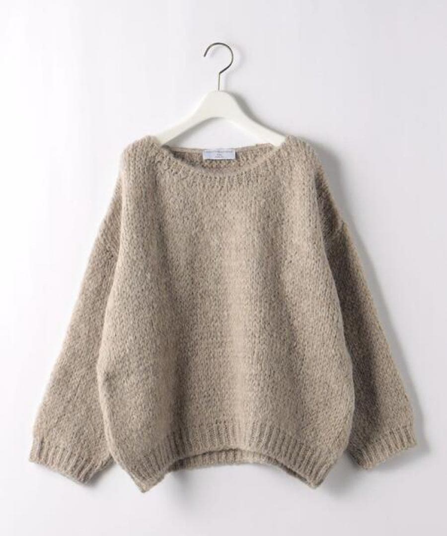 RN★プロフ必読★ 　別注ボートネックスリットプルオーバー