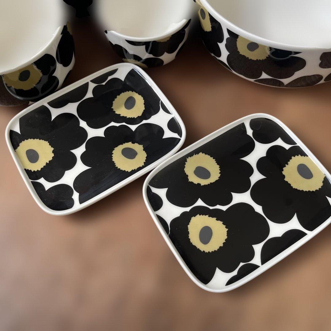 貴重！マリメッコウニッコ50周年記念ブラック7点セット♪北欧