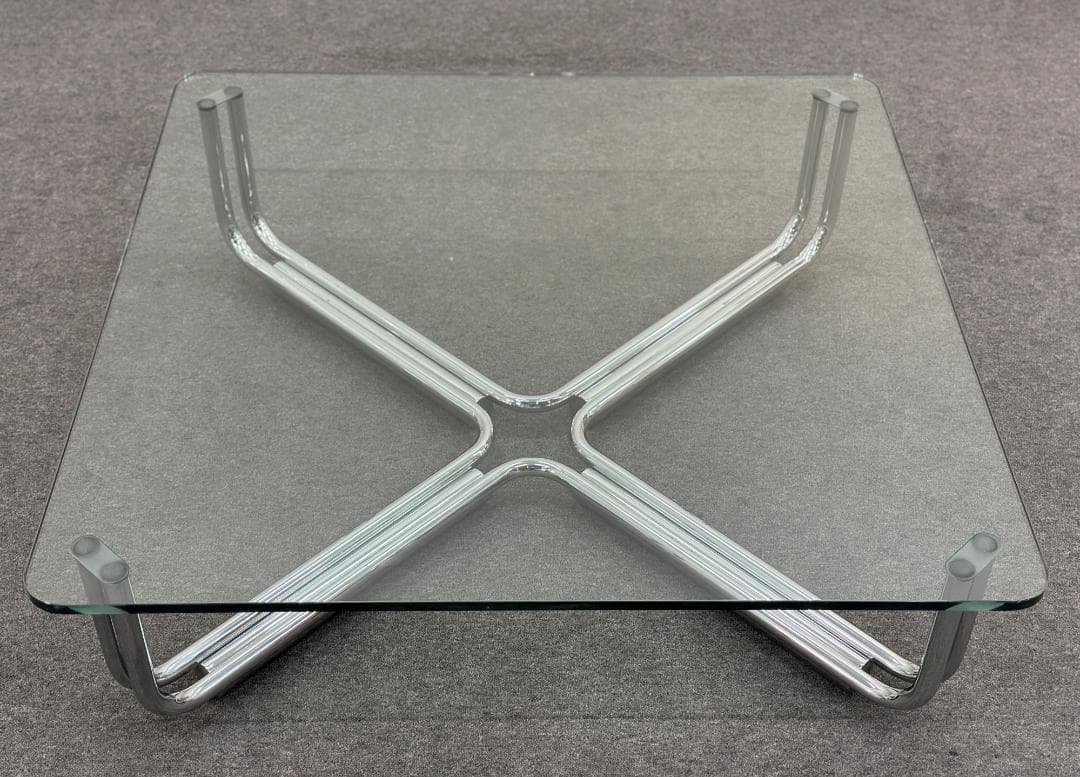 ■Cassina■784ローテーブル　ガラス　ロングセラー　モダン　100cm