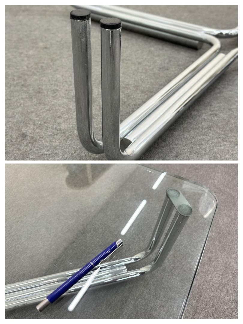 ■Cassina■784ローテーブル　ガラス　ロングセラー　モダン　100cm