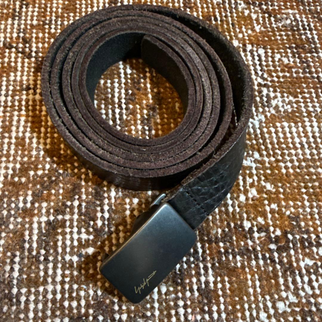 ヨウジヤマモトプールオム レザー ロングベルト