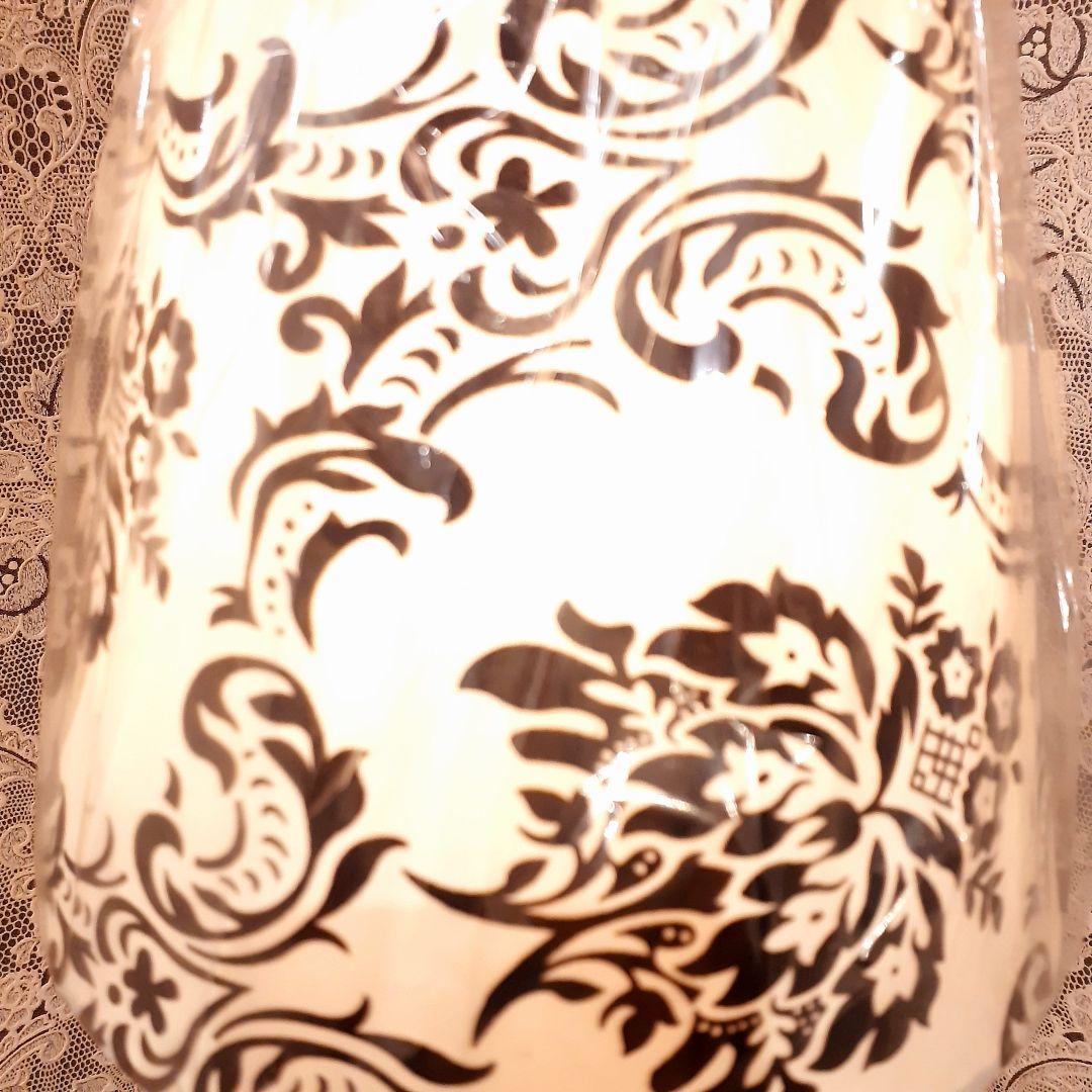 輸入雑貨　ヨーロッパモデル　『ダマスク柄シェードランプ』　プルスイッチ式