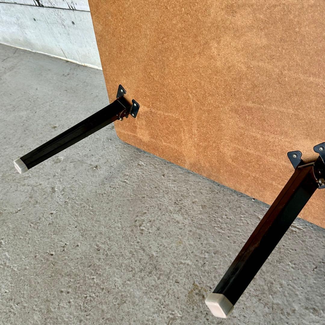 ♢♦︎70s♦︎♢ 昭和レトロ 大型 大理石調 折りたたみちゃぶ台　昭和浪漫