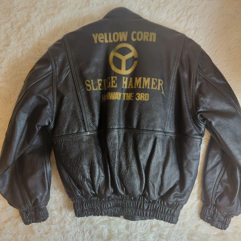 【極美品】YELLOW CORN レザージャケット ブラック