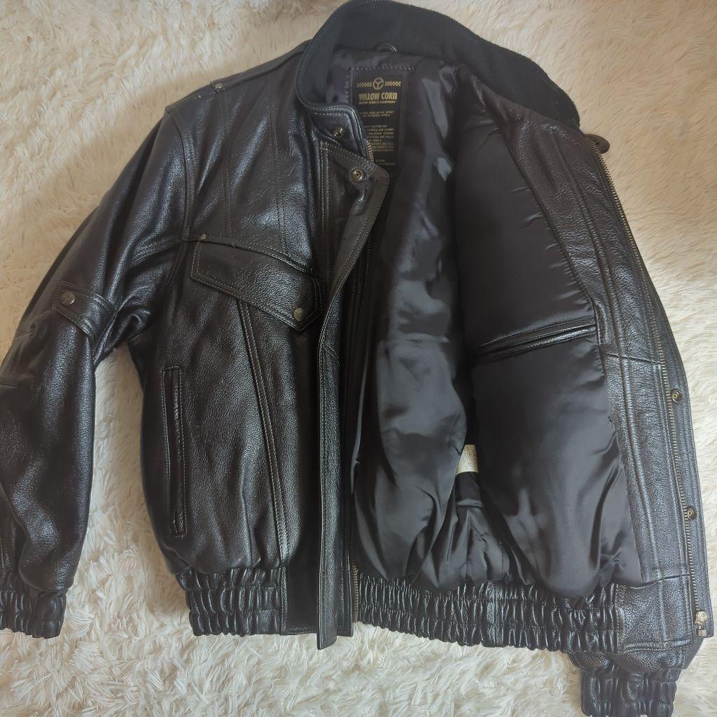 【極美品】YELLOW CORN レザージャケット ブラック