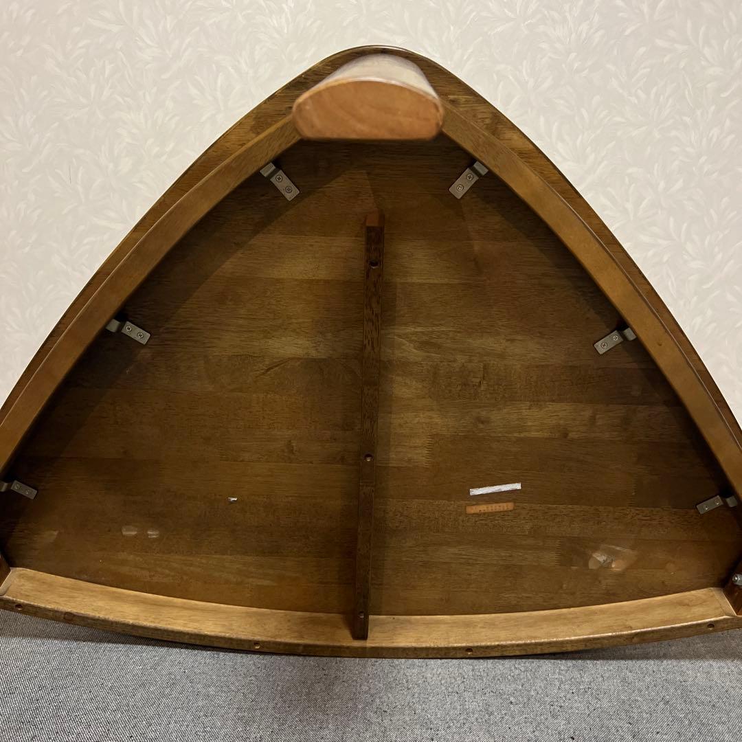 karimoku カリモク ローテーブル ヴィンテージ 木製 三角形 オールド