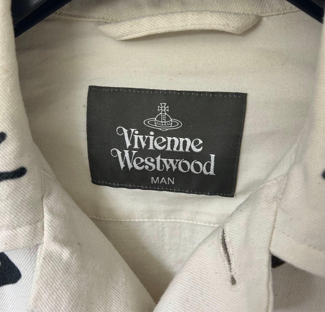 Vivienne Westwood アートプリント長袖シャツ
