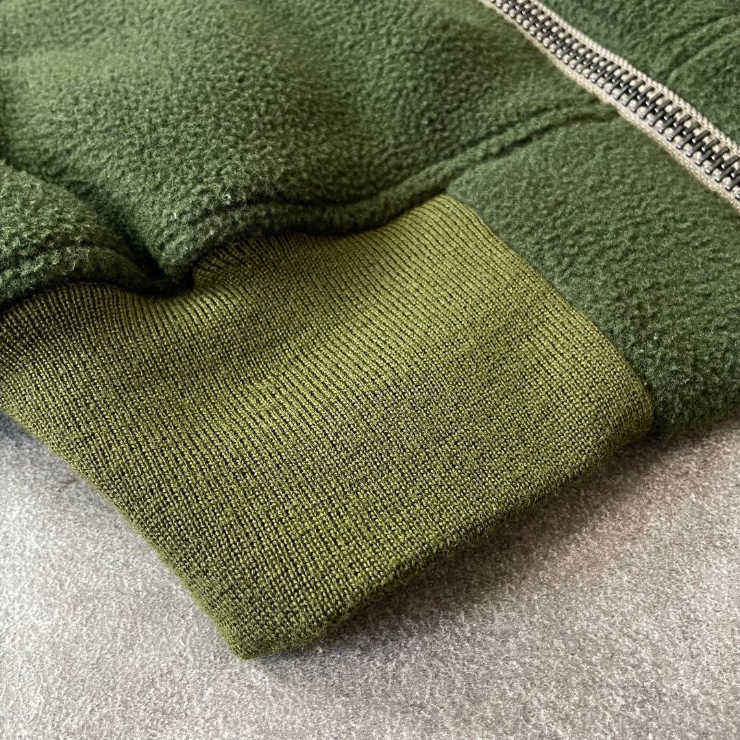 PineappleARMY'S MA-1ナイロン切替フリースボンバージャケット