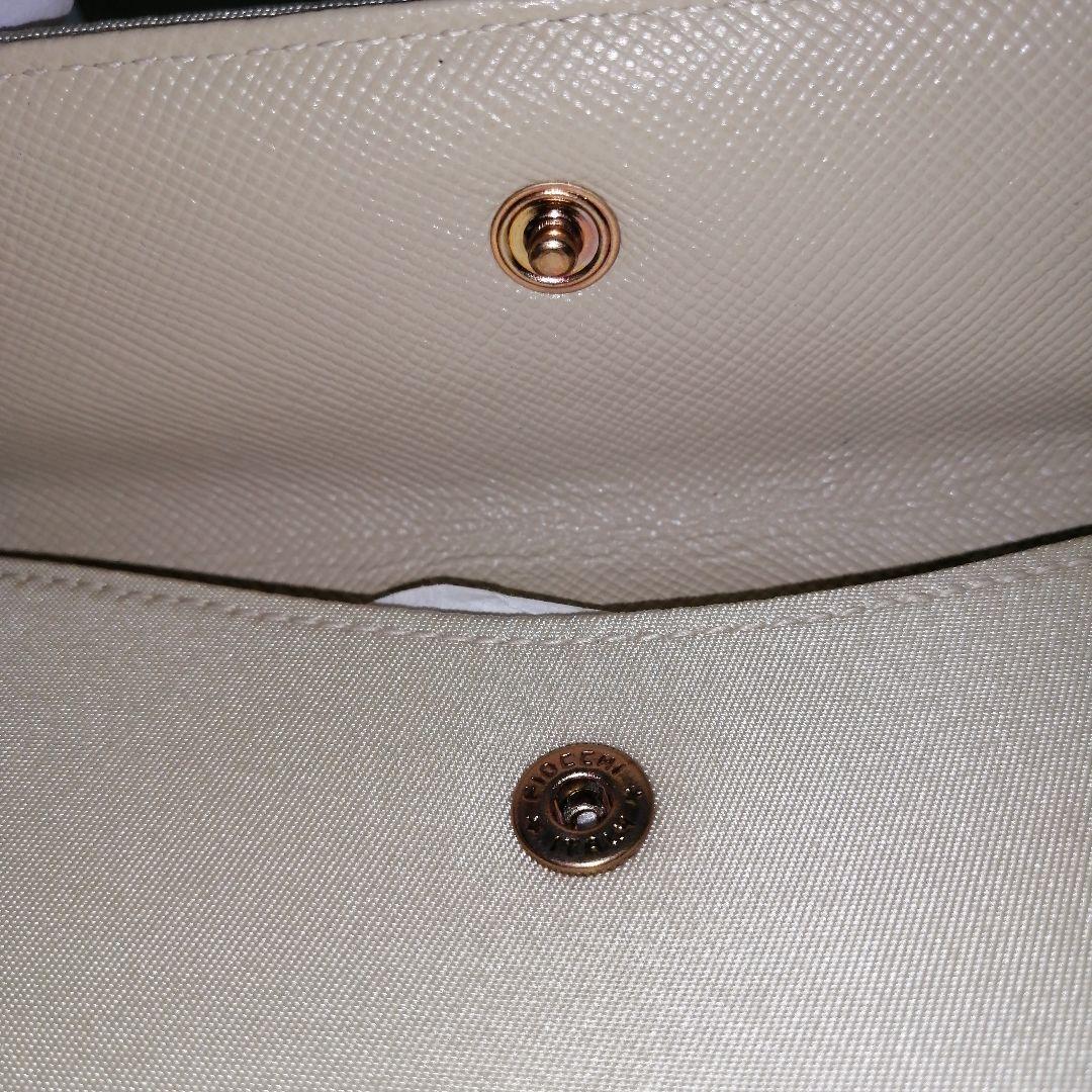 【未使用美品】 PRADA 三つ折り財布 テスート ゴールド ベージュ 三角ロゴ