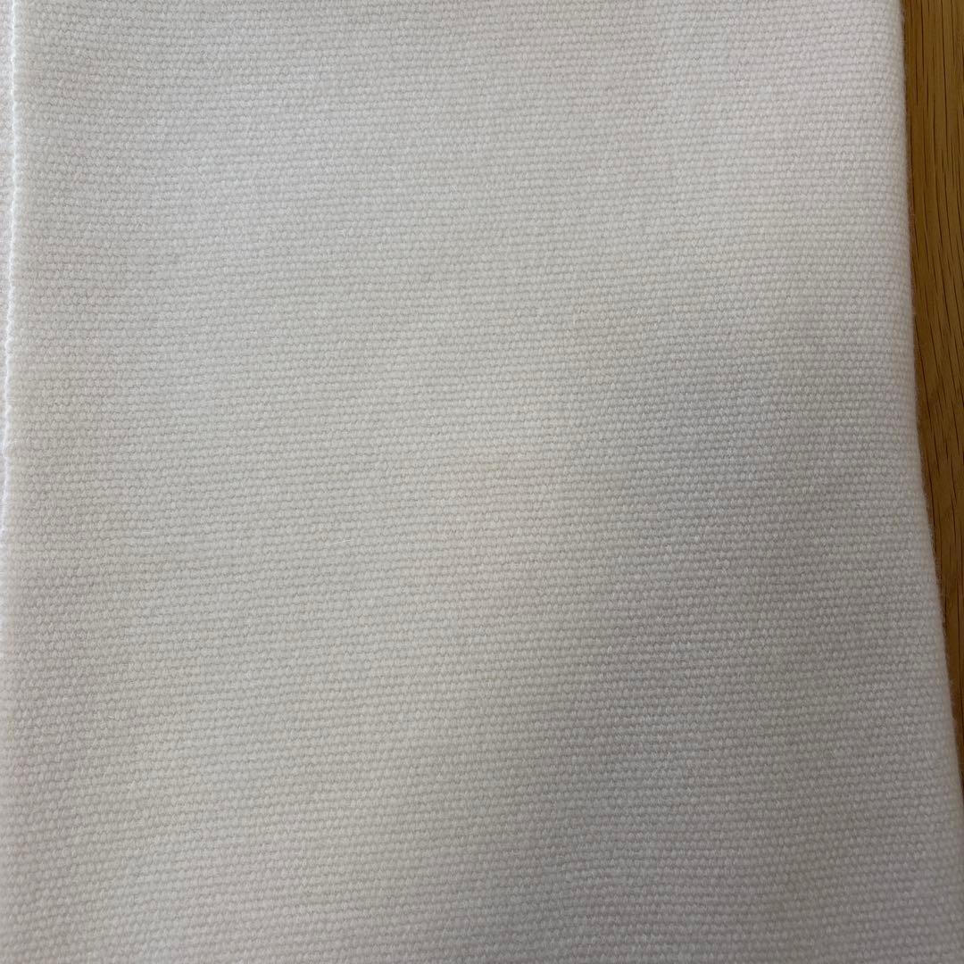 MAISON CARREE カシミアストール オフホワイト　使用回数少ない