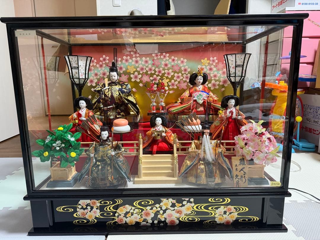 雛人形 ケース飾り 三段飾り 桃の節句 ひな祭り　久月