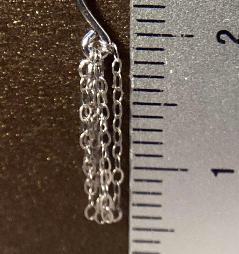 Pt900 きらきら フリンジピアス