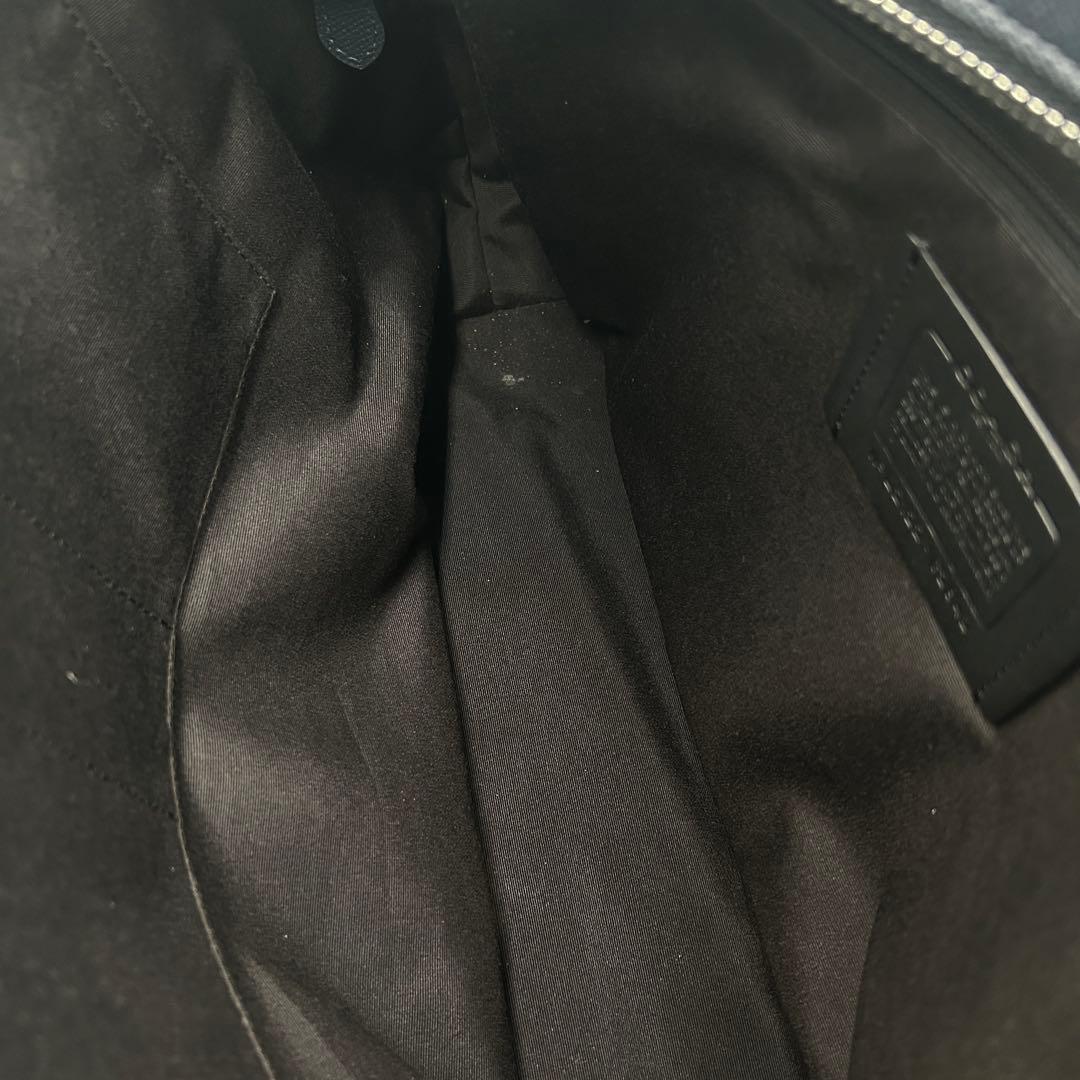 ☆美品☆【COACH】ベケット トートバッグ レザー ビジネス ネイビー