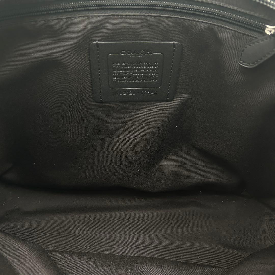 ☆美品☆【COACH】ベケット トートバッグ レザー ビジネス ネイビー