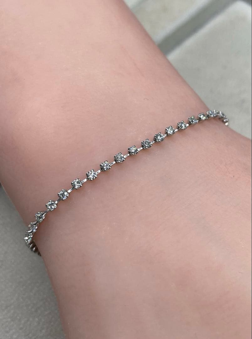 専用JA152★高級 ダイヤモンド1.1ct プラチナ ラインブレスレット