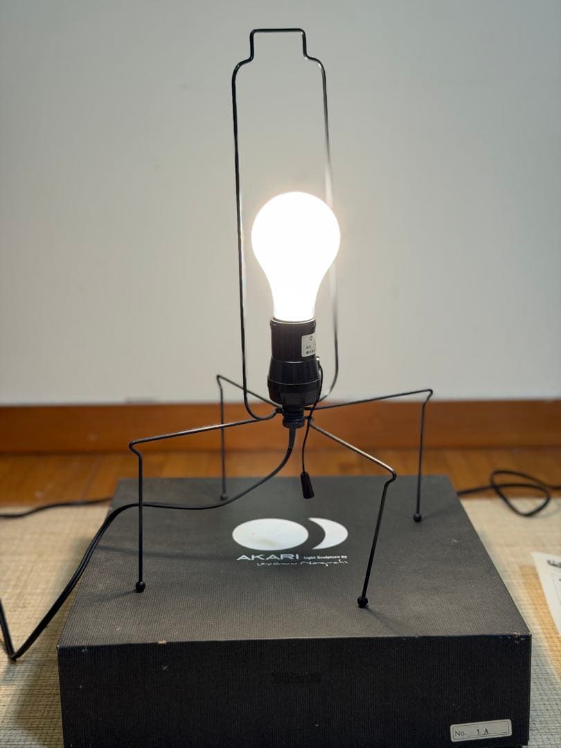 イサム・ノグチ AKARI（あかり） 3X ベース・付属品のみ（シェード欠品）
