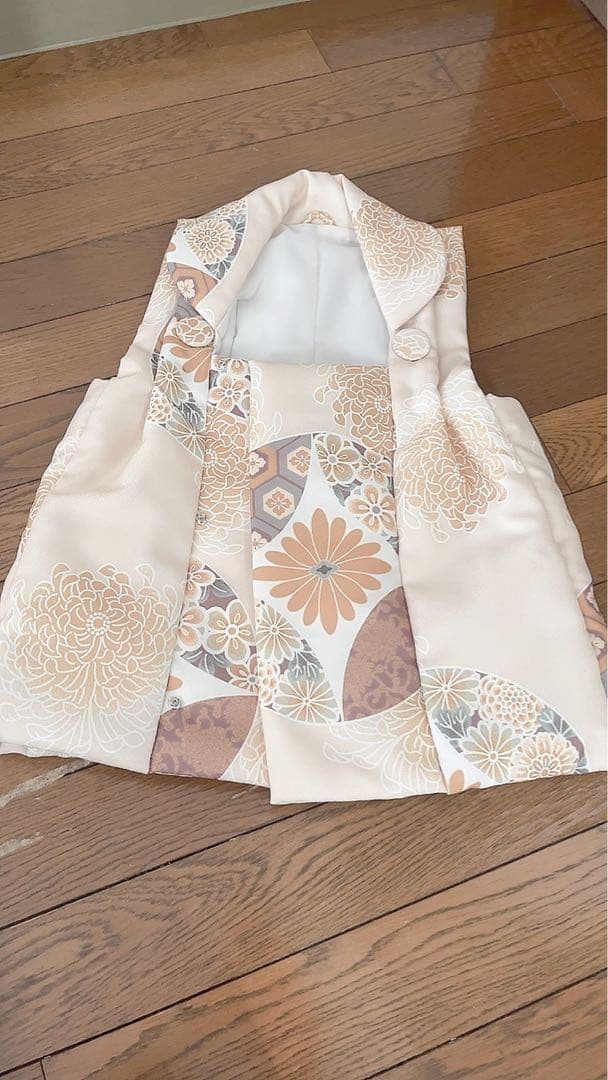 【26日までセール価格】大人気　美品　着物セット　ひよこ商店　古典柄　クリーム色