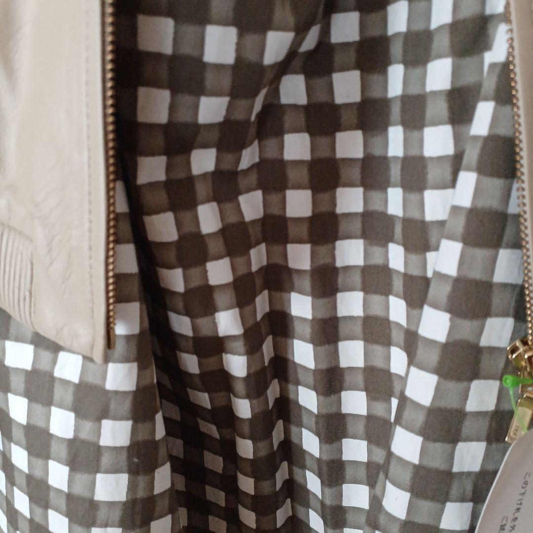 新品未使用ラムレザーブルゾン+ 新品未使用スカート