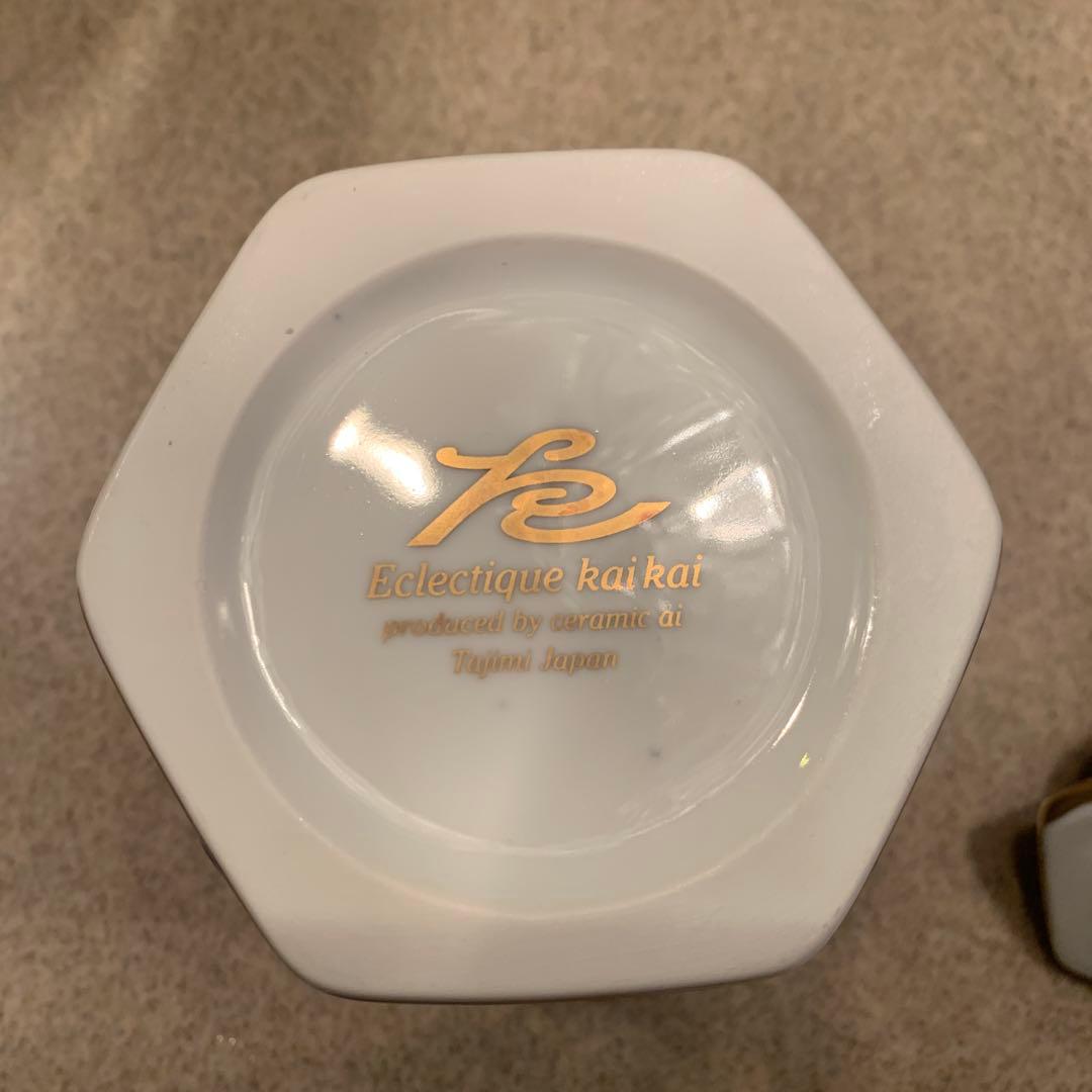 【美品】Eclectic kai kai 壺　花瓶　沈香壺　美濃焼