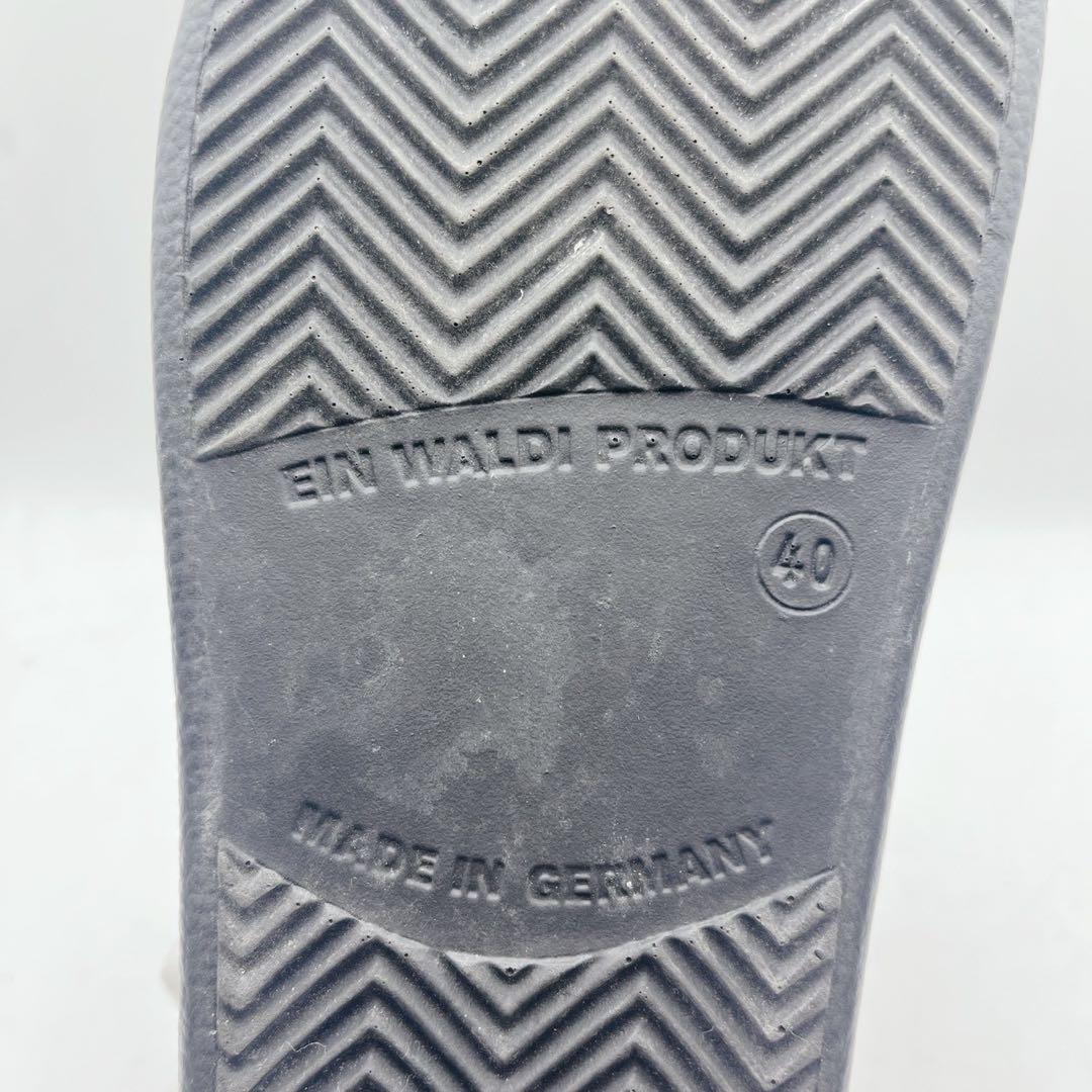 希少✨フィンコンフォート ダブルストラップ ハイカットスニーカー 40 ブラック