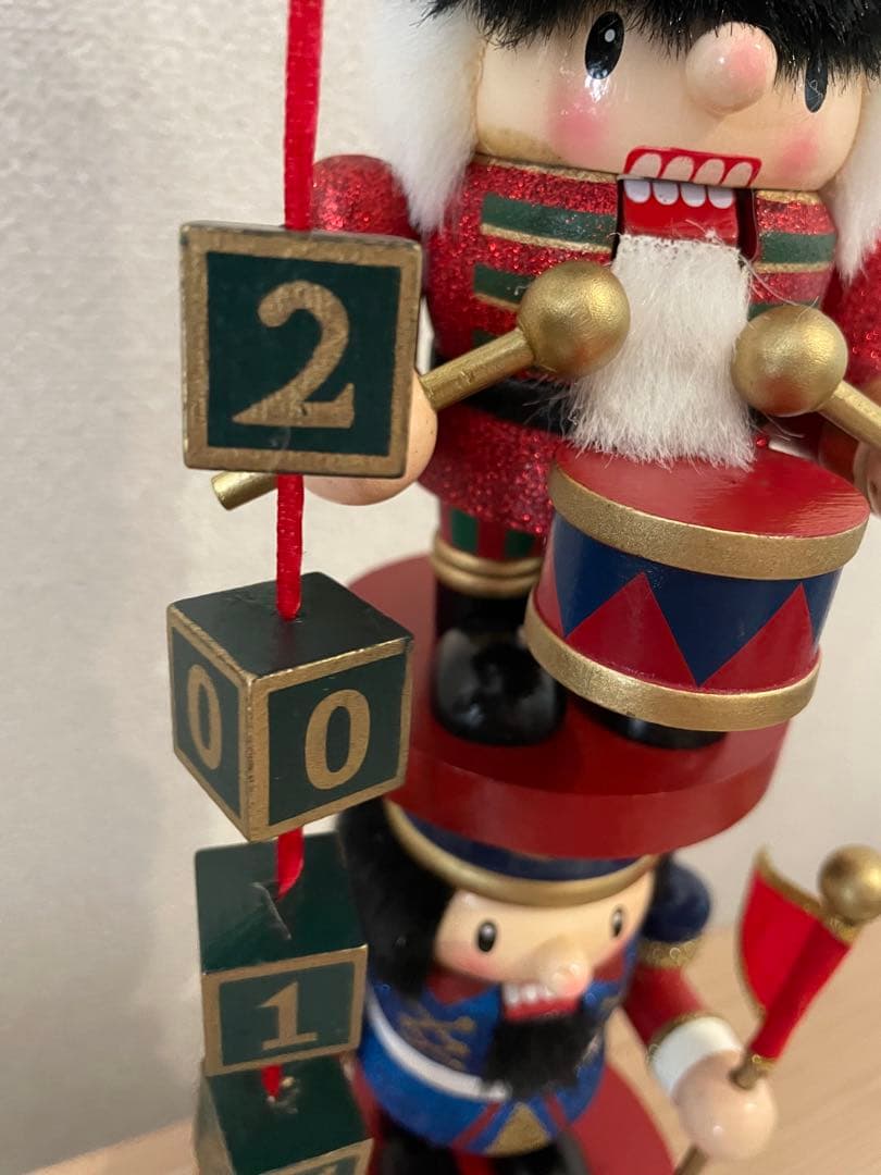 木製 くるみ割り人形 兵隊人形 置物 2015年