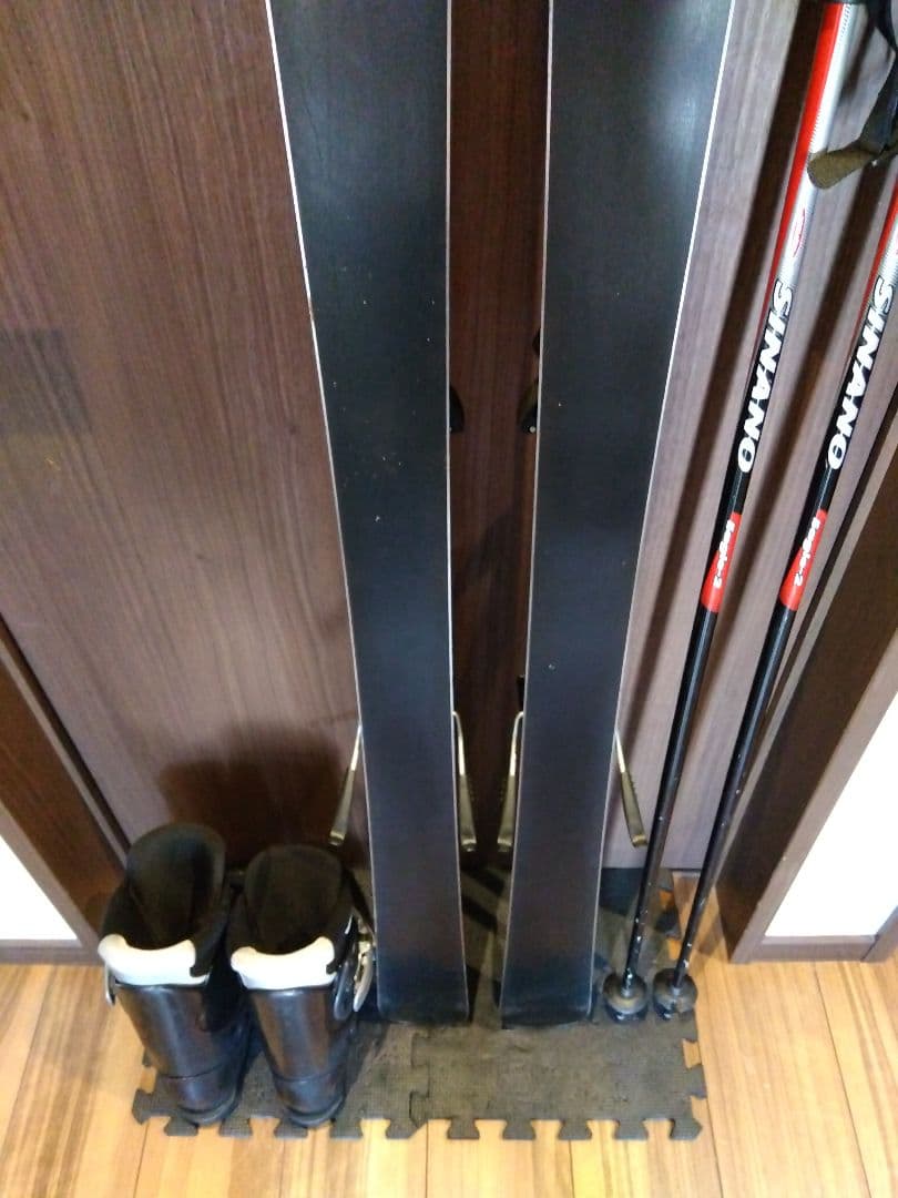 お買い得品❗️KAZAMA 男女兼用/スキーセット・メンテ・WAX済み✔