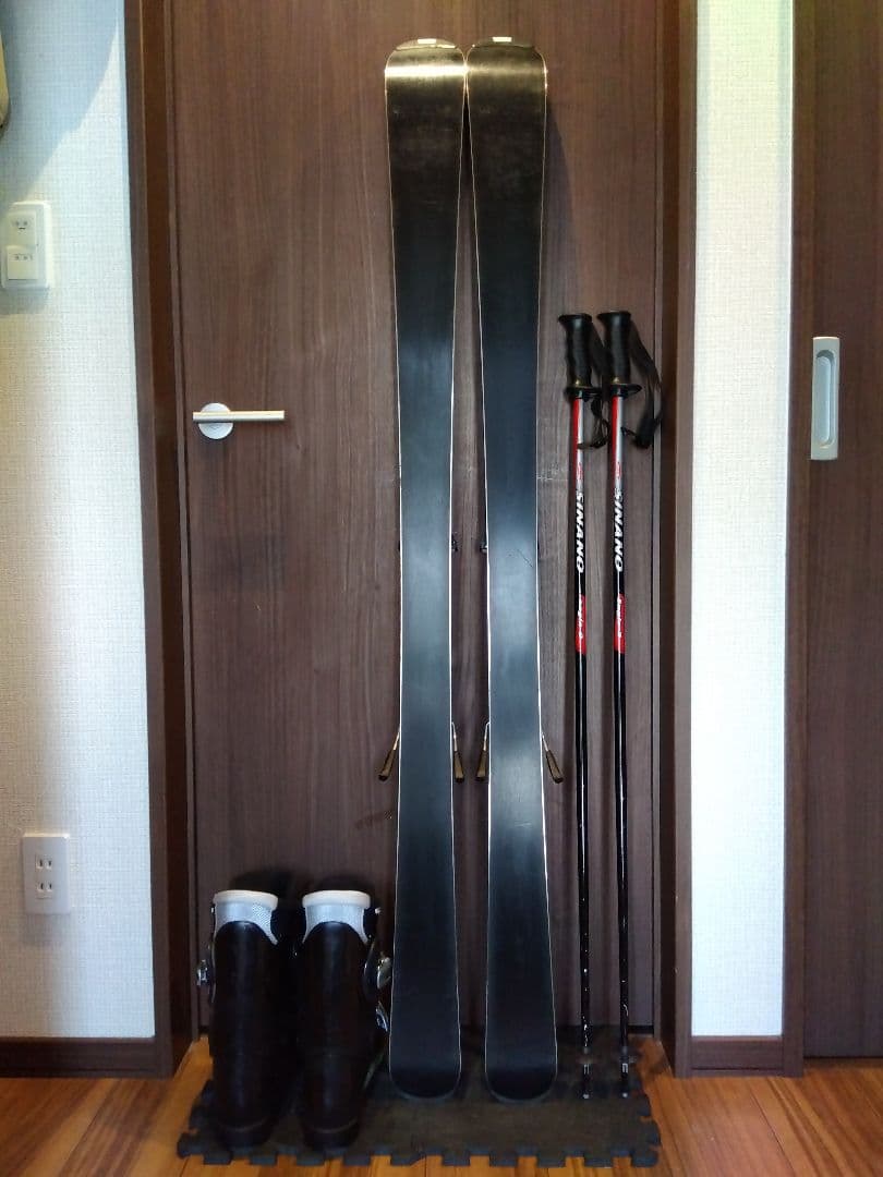 お買い得品❗️KAZAMA 男女兼用/スキーセット・メンテ・WAX済み✔