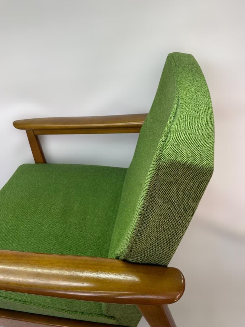 カリモク60 Kチェア タープグリーン 1シーター 　　12c91