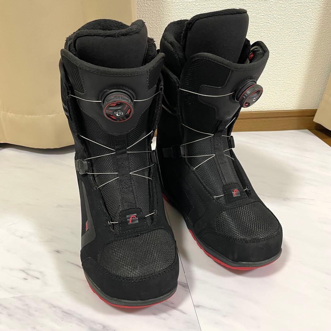 HEAD スノーボードブーツ　SCOUT ボア　27.5cmブラック/レッド