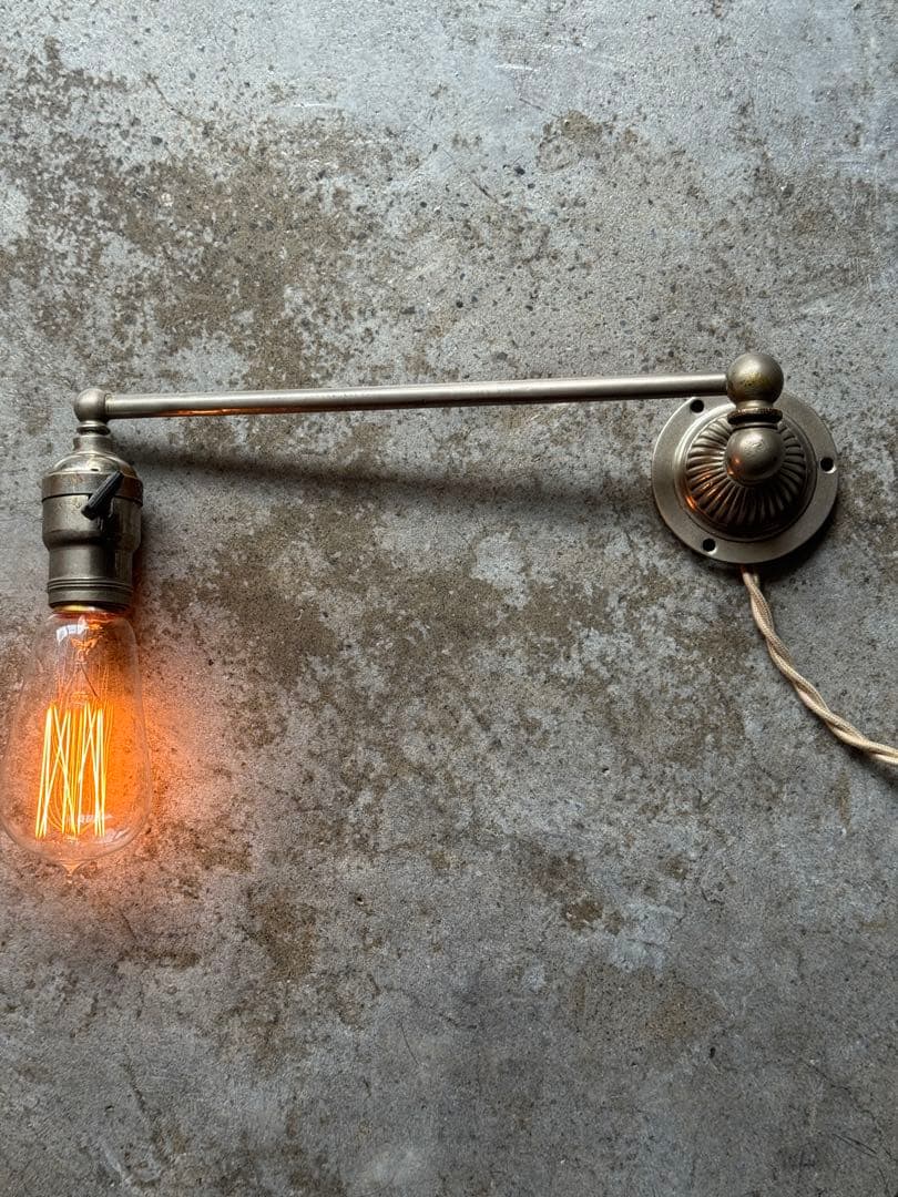 NICKEL PLATED スウィングアーム ランプ　faries