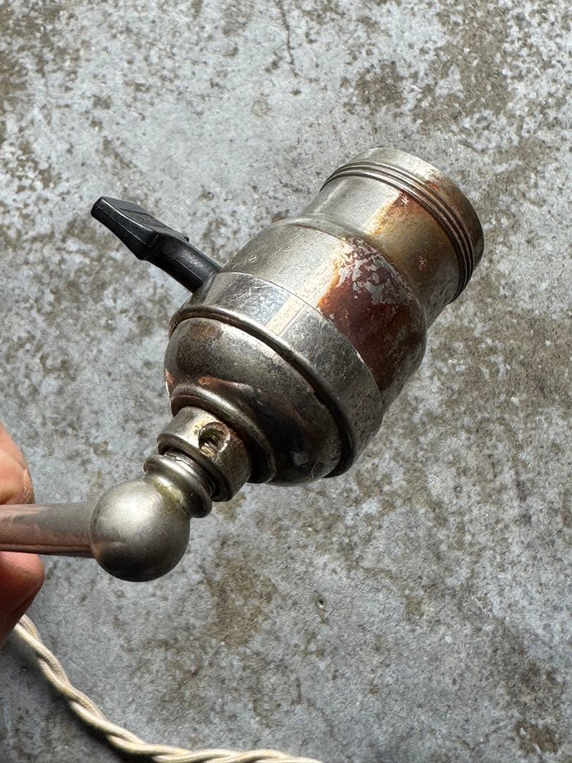 NICKEL PLATED スウィングアーム ランプ　faries