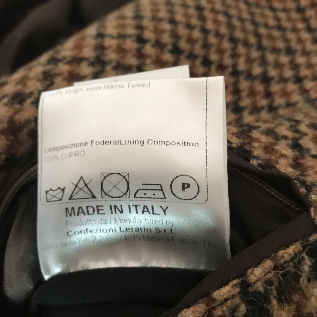 タリアトーレ バルカラーコート ガンクラブチェック