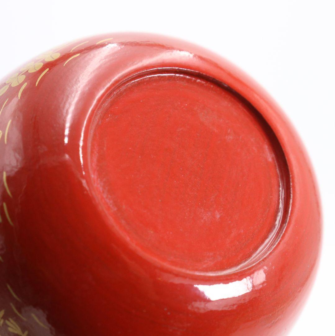 塗師 大端宗閑作 鵬雲斎好 春草蒔絵 一閑 大棗 茶道具 共箱　V935　T1