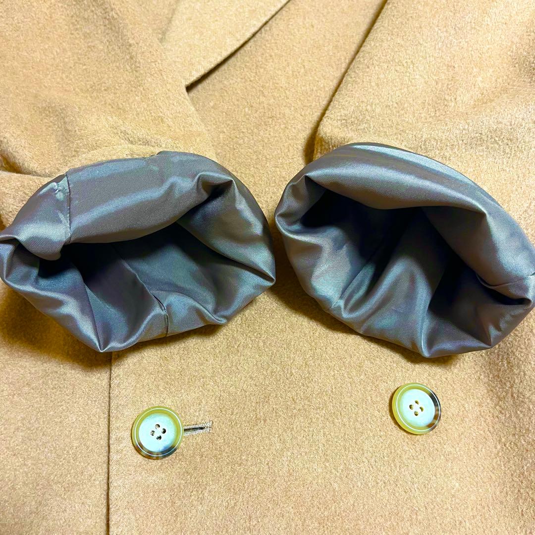 ✨美品✨希少 B＆T CLUB キャメル100% ダブルチェスターコート 2XL
