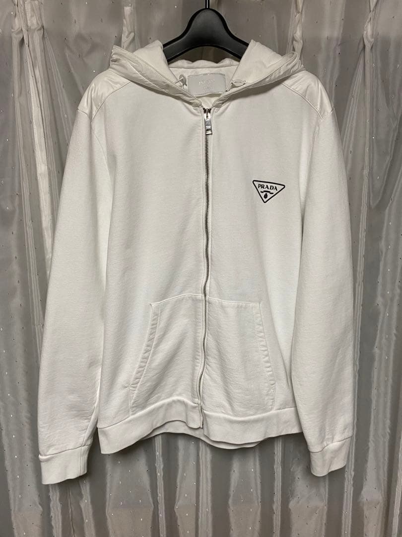 PRADA 2022 ジップパーカー ナイロンドッキング