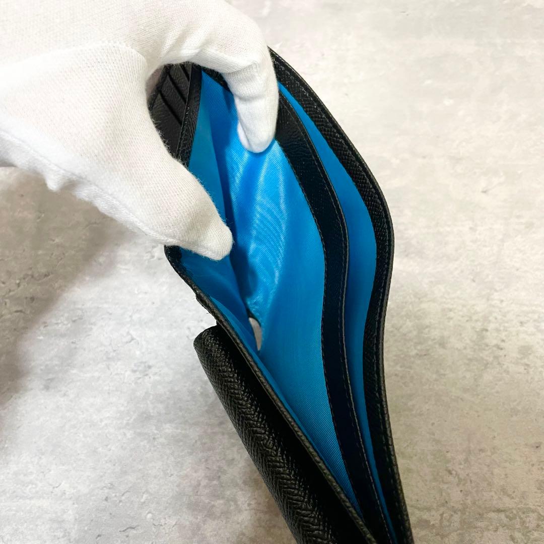 【新品未使用 付属品完備】ブルガリ マン 折り財布 サークル レザー 専用