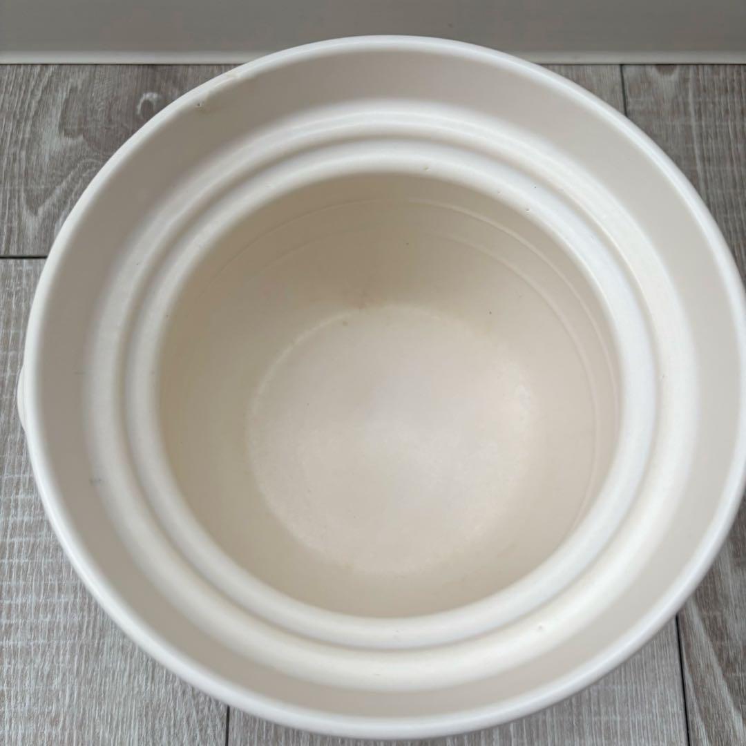 華月　土鍋　INAHO ご飯炊き　2合　白