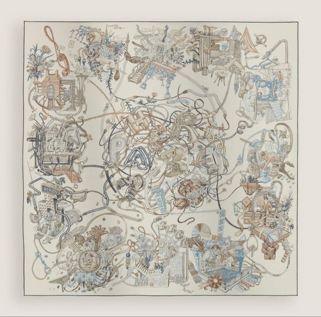 新品未使用 エルメス カレジェアン 《エルメスの世界》　カシシル　タグ付き