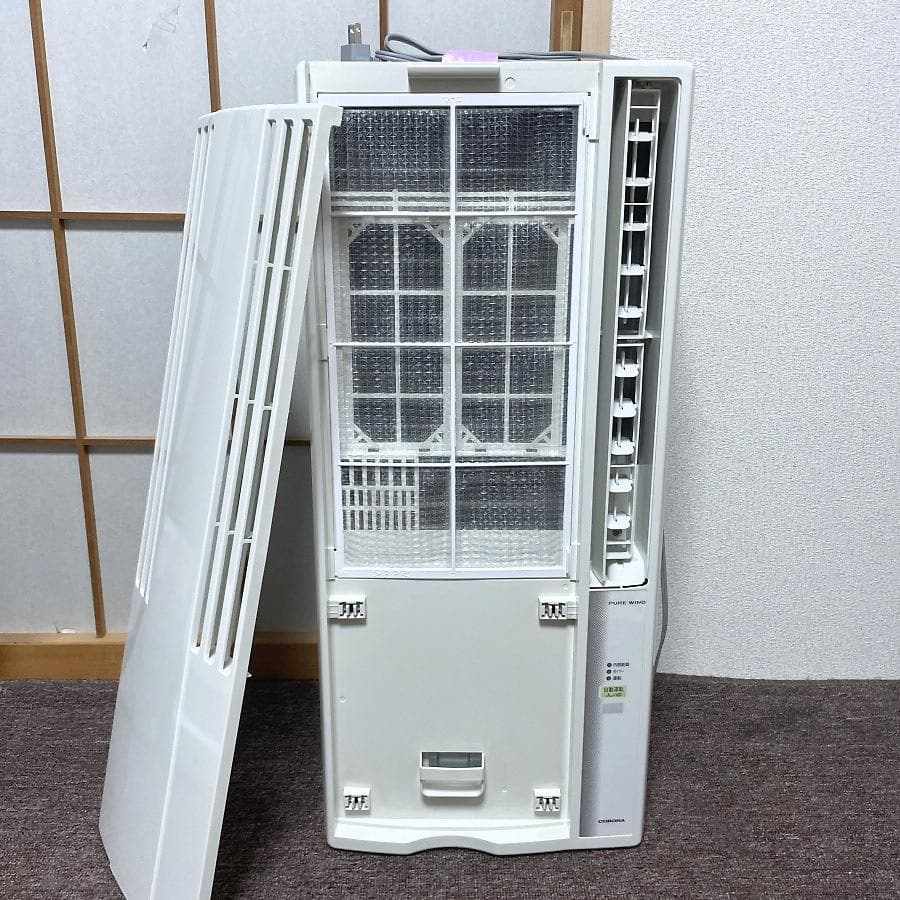 コロナ 窓用エアコン ～7畳 CW-1619 窓枠/リモコン付き