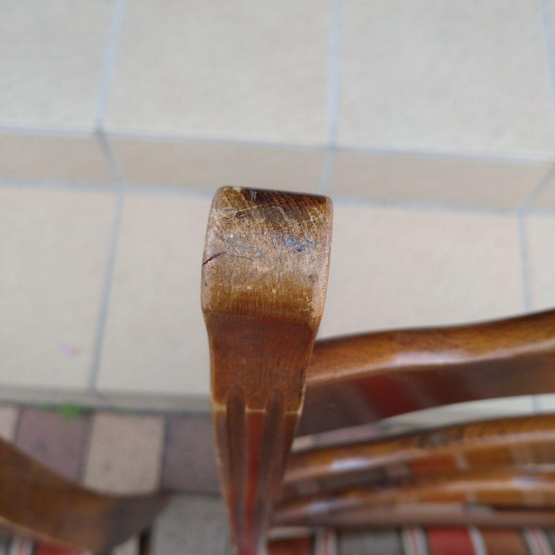 カリモク　アンティーク 木製チェア 2脚セット