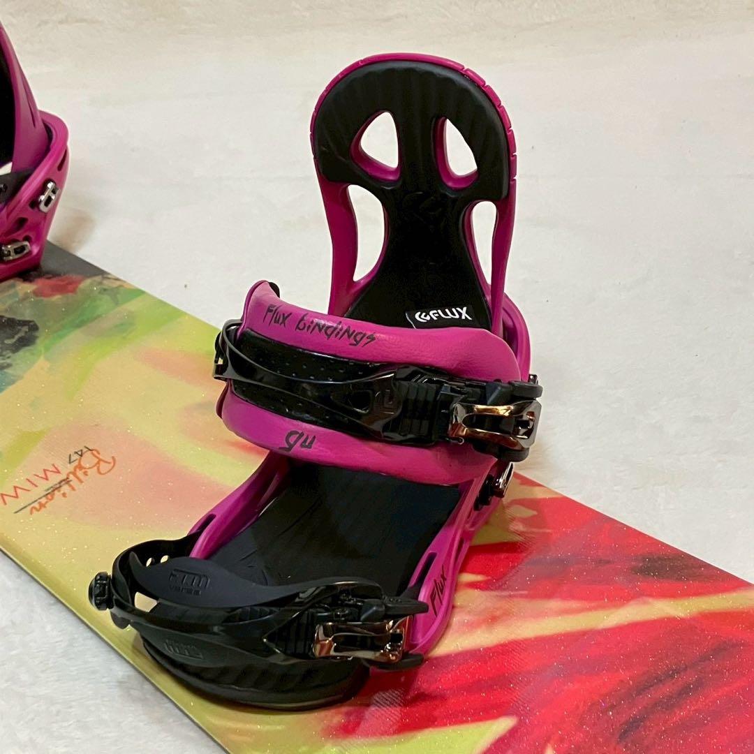 Billon MIW 147 スノーボード FLUX GU ビンディング