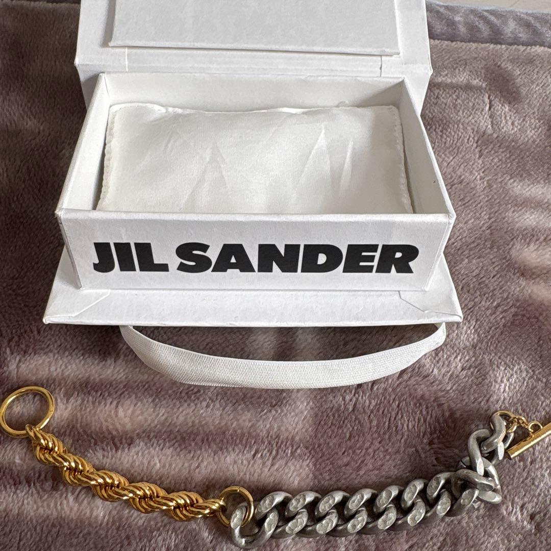 JIL SANDER チェーンブレスレット ゴールド・シルバー