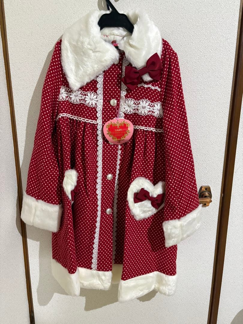 BABY,THE STARS SHINE BRIGHT ドットマーガレットコート