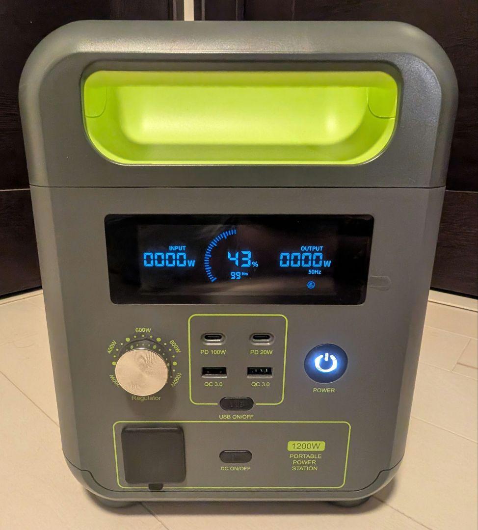 【ほぼ新品】FOSSIBOT ポータブル電源＆ソーラーパネル200Wセット