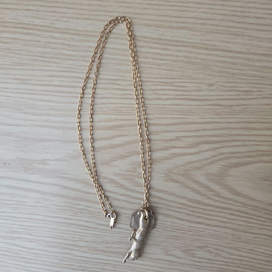 アクセサリー 19so 24/7 Key & Jaguar necklace