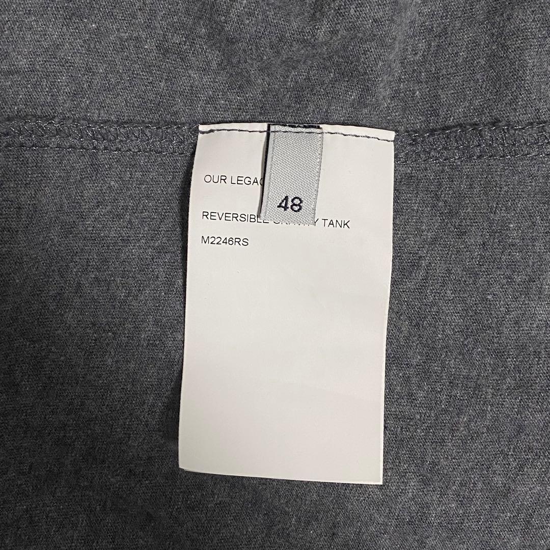 OUR LEGACY リバーシブル タンクトップ GRAVITY