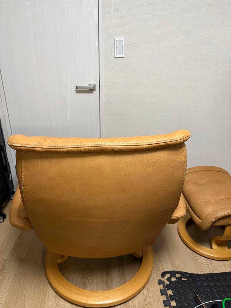 希少廃盤 Lサイズ 最高級ロイヤル エコーネス ストレスレスチェア②