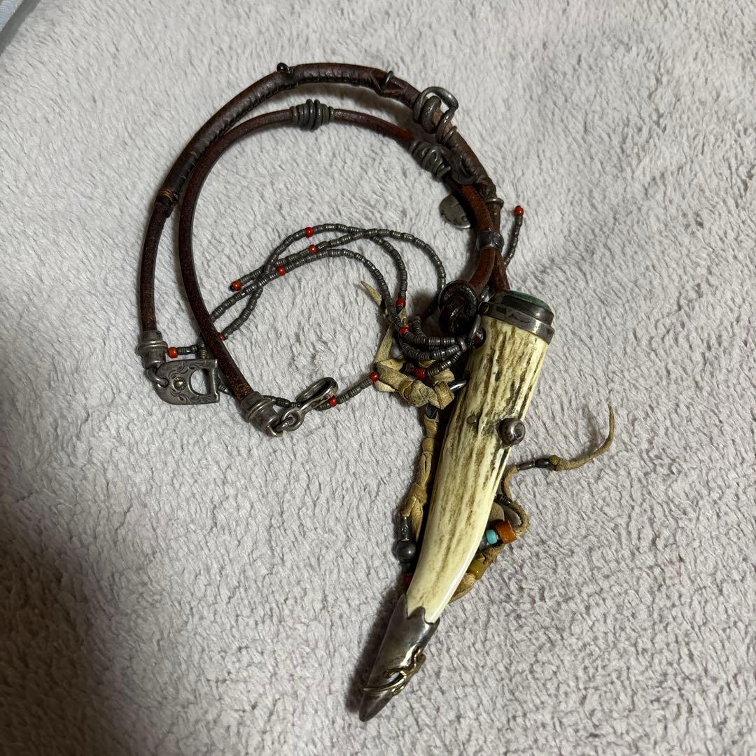 クロウネックレス インディアンジュエリー