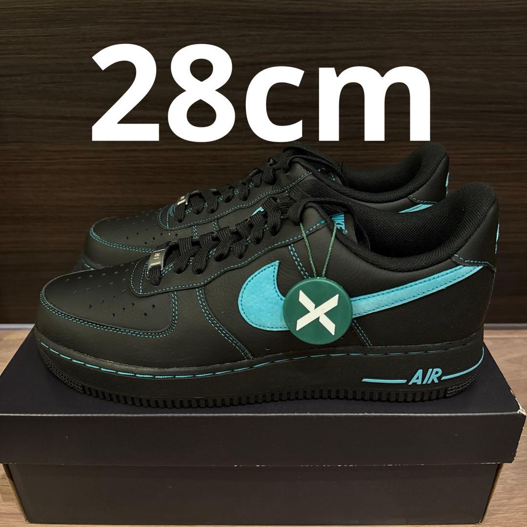 Nike Air Force 1 Lowブラックティファニー28cm鑑定済正規品